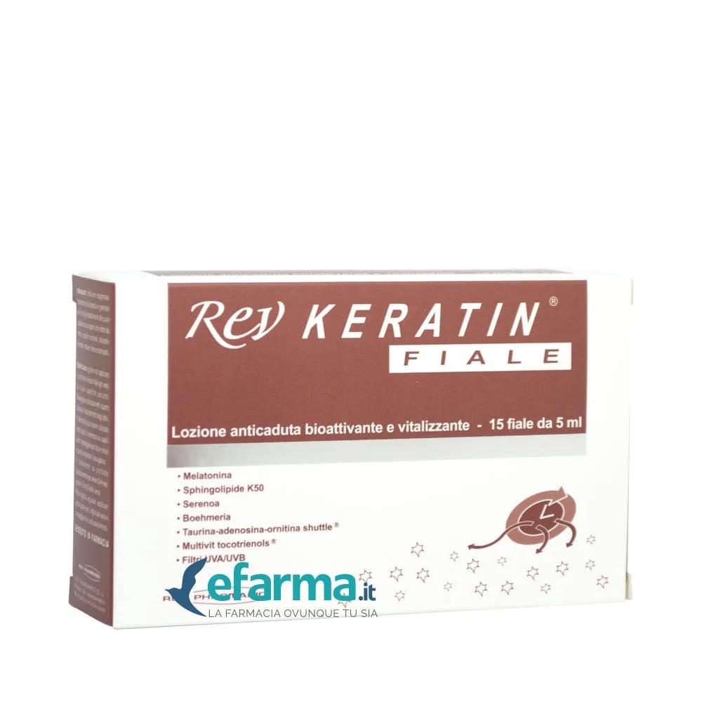 Rev Keratin Trattamento Anticaduta Capelli 15 Fiale