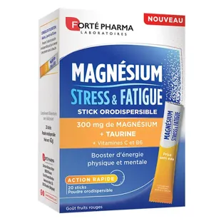 Forté Pharma Magnesio Stress e Fatica Taurina 20 stick orodispersibili