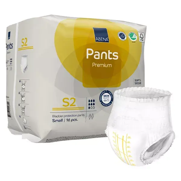 Abena Frantex Pants Premium Culotte Absorbante Taille S2 16 unités