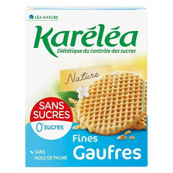 Karéléa Biscuits Sans Sucres Fines Gaufres 140g
