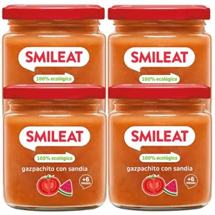 Smileat ECO Gazpachito Jar with Watermelon +6m 4x190 gr