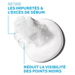 La Roche Posay Effaclar Gel Moussant Purifiant Peaux Grasses et Sensibles Lot de 2 x 400ml