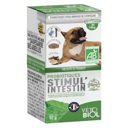 Vetobiol Probiotiques Stimul'Intestin Petit Chien Bio 52g