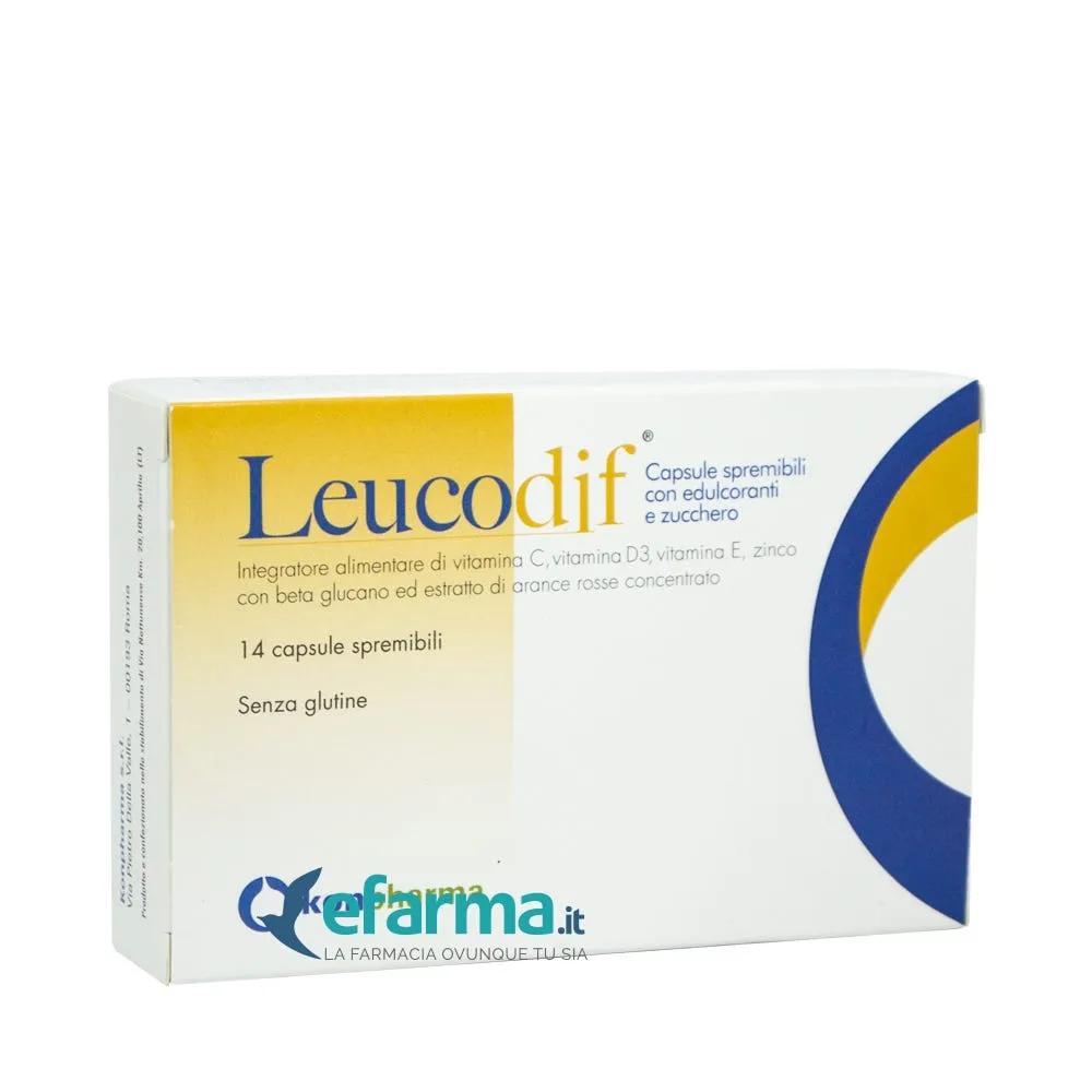 Leucodif Integratore Difese Immunitarie 14 Capsule Spremibili