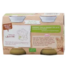 Babybio Légumes Pot Petits Pois +6m Bio 2 x 130g