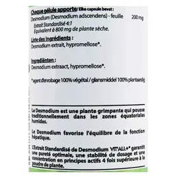 Vit'all+ Desmodium 200mg 100 gélules végétales