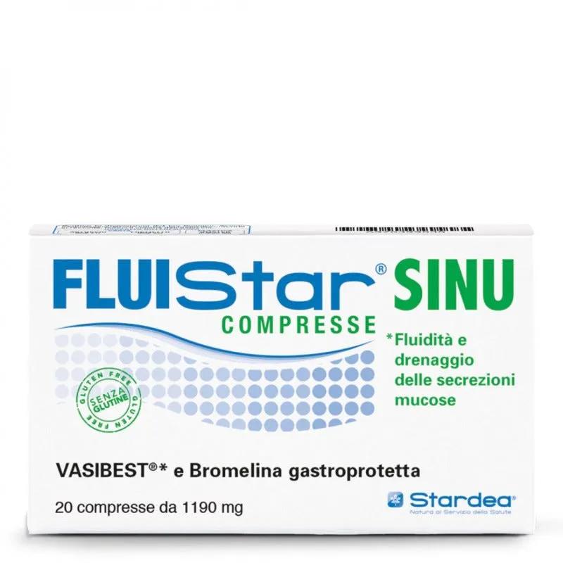 Fluistar Sinu Integratore Per il Benessere delle Vie Respiratorie e Sistema Immunitario 20 Compresse