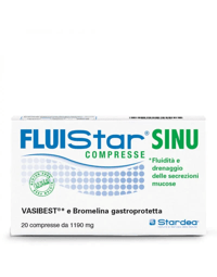 Fluistar Sinu Integratore Per il Benessere delle Vie Respiratorie e Sistema Immunitario 20 Compresse