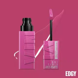 Maybelline New York Superstay Vinyl Ink Encre à Lèvres Effet Vinyl 165 Edgy 4,2ml