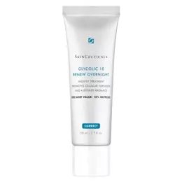 SkinCeuticals Anti-Âge Glycolic 10 Renew Overnight Crème Nuit Exfoliante Visage 50ml