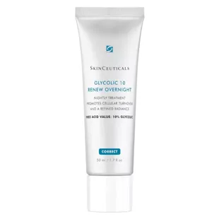 SkinCeuticals Anti-Âge Glycolic 10 Renew Overnight Crema Notte Esfoliante Viso 50ml
