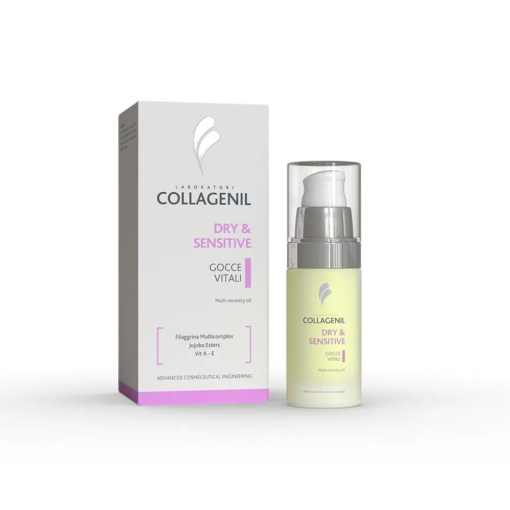 Collagenil Dry & Sensitive Gocce Vitali Olio Nutriente Ristrutturante Viso 30 ml