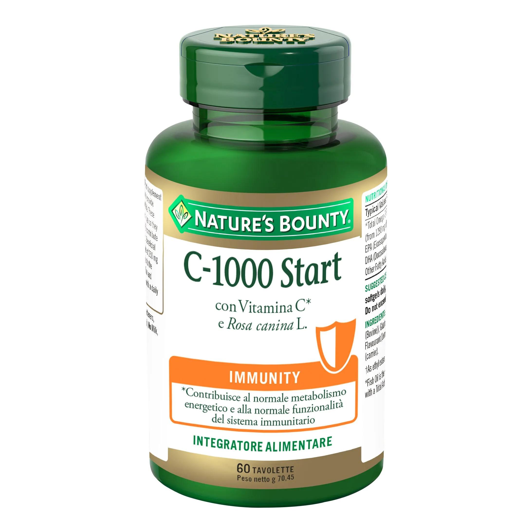 Nature's Bounty C-1000 Start Integratore Difese Immunitarie 60 Tavolette