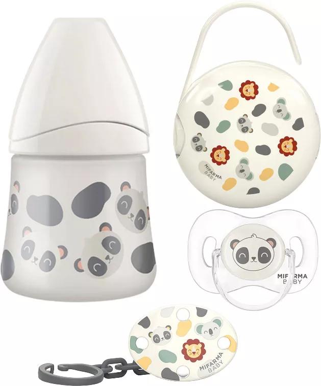 Mifarma Baby Biberon 3 Positions +0m Lion et Girafe 360ml