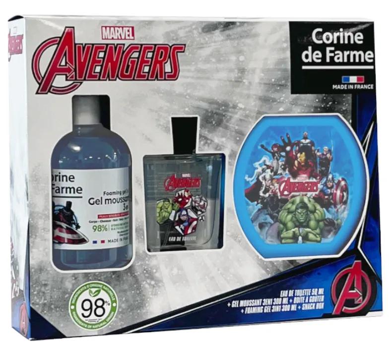 Corine de Farme Avengers Keulen Case 50 ml + Sparkling Gel 300 ml + Snackbox