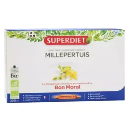 Superdiet Millepertuis Bio 20 ampoules de 15ml