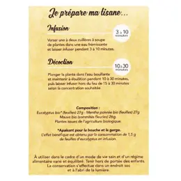 Nat & Form Tisane Voies Respiratoires Bio 80g