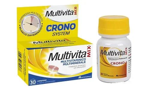 MultivitaMIX Crono Integratore Vitamine e Minerali 30 Compresse