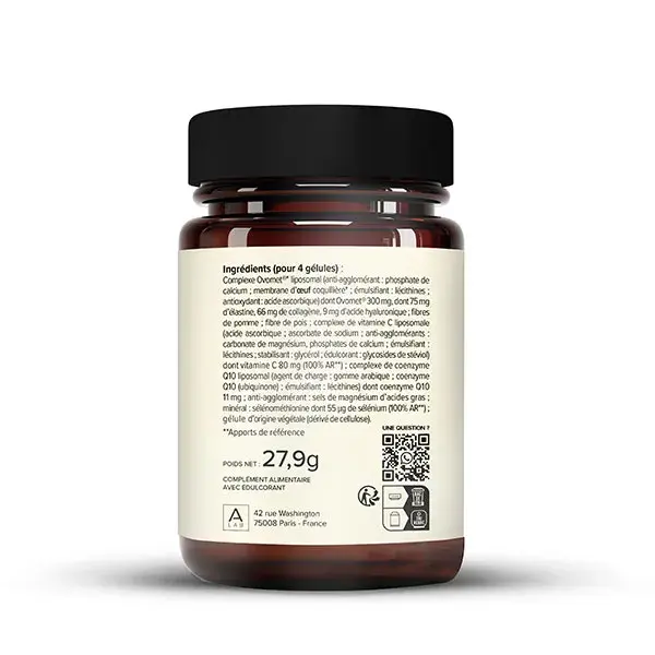 A-Lab Collagène Liposomal 300 mg - Anti-Âge, Hydratation, Articulations - 60 gélules