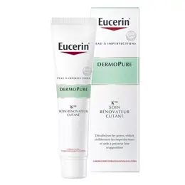 Eucerin DermoPure K10 Soin Rénovateur Cutané Peaux à Tendance Acnéique 40ml