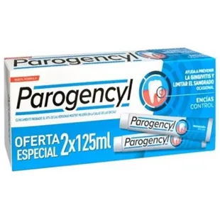 Parogencyl Control Encías Pasta Dientes 2x125 ml FORMATO AHORRO