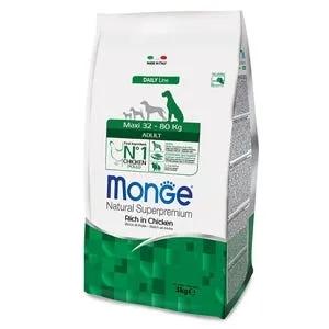 Monge Maxi Adult Ricco Di Pollo Cibo Secco Cani Adulti Taglia Mini Crocchette 3Kg