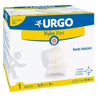 Urgo Soins Infirmiers Nylex Fast Nastro Tubolare Giallo 10,75cm x 10m