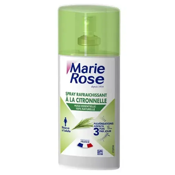 Marie Rose Spray Rafraichissant Citronnelle 100ml