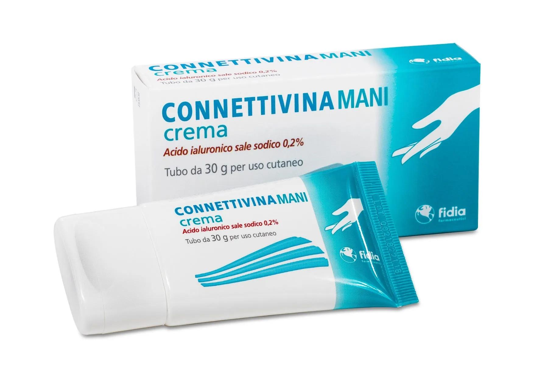 Connettivina Mani Crema Con Acido Ialuronico 30 g