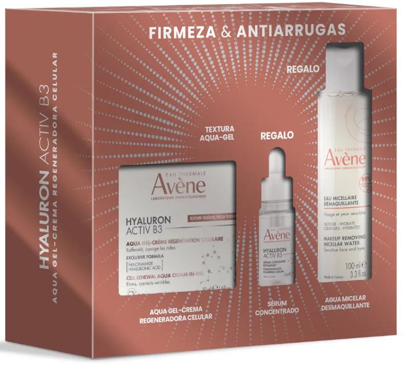 Avène Hyaluron Activ B3 Gel 40 ml + Mizellenwasser 100 ml + Serum 10 ml