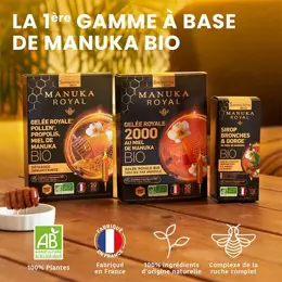 Santarome Bio - Gelée Royale 2000 Miel de Manuka Bio - 20 ampoules