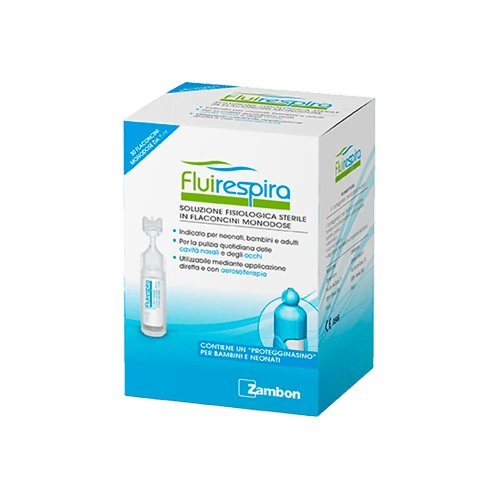 Fluirespira Soluzione Fisiologica 30 Flaconcini Monodose