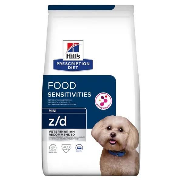 Hill's Prescription Diet Z/D Mini Food Sensitivities Crocchette Original Cani Sacco 1Kg