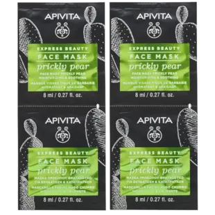 Apivita Express Beauty Feuchtigkeitsspendende und beruhigende Maske 4 Einheiten