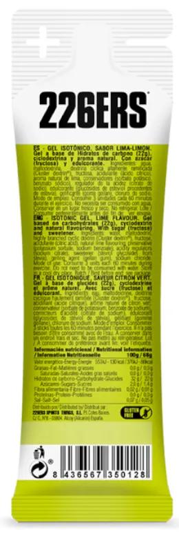 226ERS Isotonisches Gel Limette 68 gr