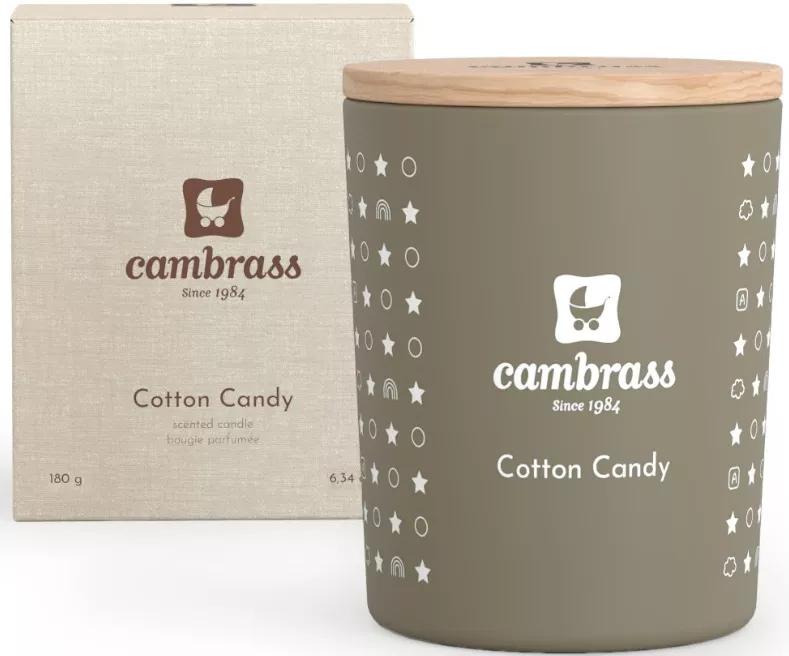 Cambrass Star Cotton Candy Scented Candle 7.5x7.5x9 cm