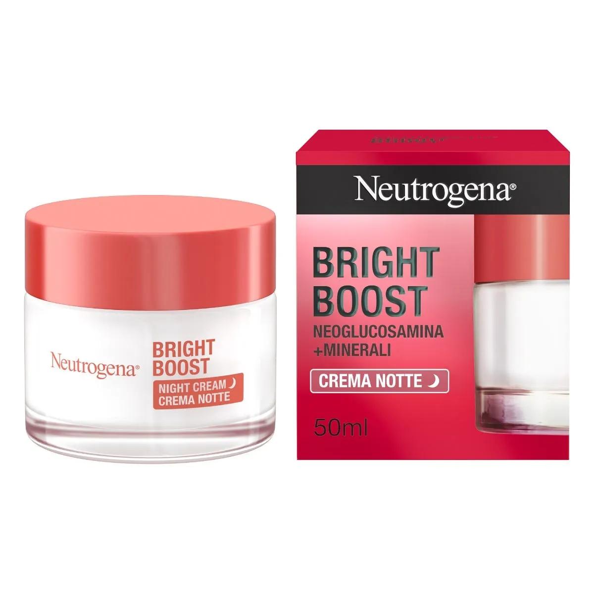 Neutrogena Bright Boost Crema Viso Notte Neoglucosamina 50 ml