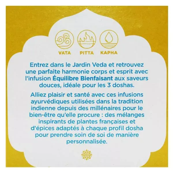 Jardin Veda Plaisirs d'Ayurveda Beneficial Balance Organic 20 tea bags