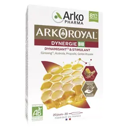 Arkopharma Arkoroyal Dynergie Bio 20 ampoules de 10 ml