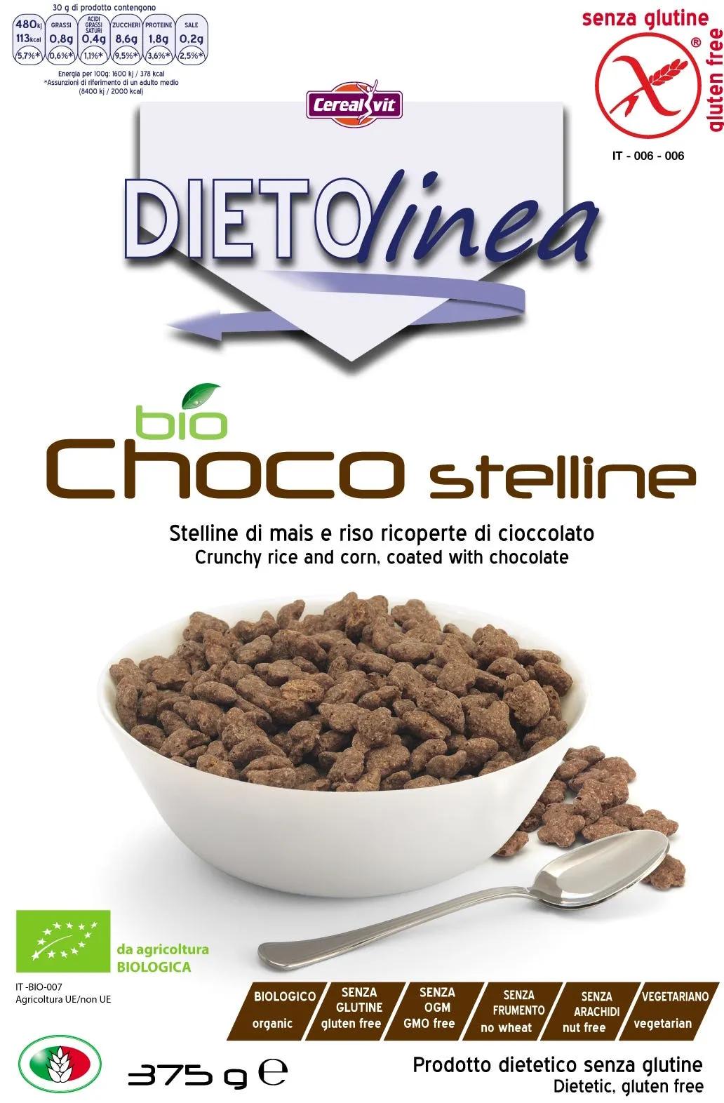 Cerealvit Dietolinea ChocoStelline Bio Senza Glutine 375 g