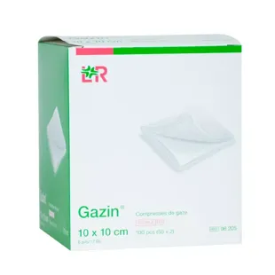 L&R Gazin Garza Sterile 10cmx10cm 50 x 2 garze