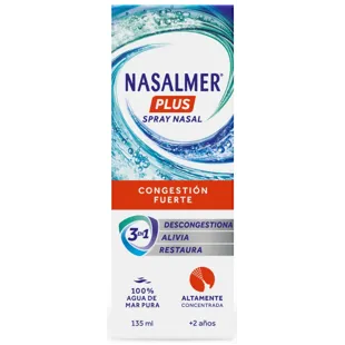 Nasalmer Plus Congestión Fuerte Spray +2Años 135 ml