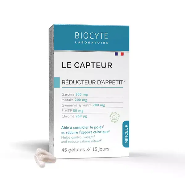 Biocyte Le Capteur Minceur Réducteur d'appétit 45 gélules