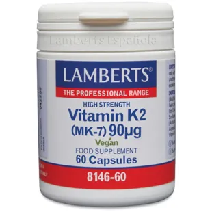 Lamberts Vitamin K2 90 mg Menaquinone-7 60 Capsules