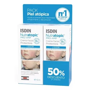Isdin Duplo Nutratopic Gesichtsbehandlung 50 ml 2. Einheit 50%