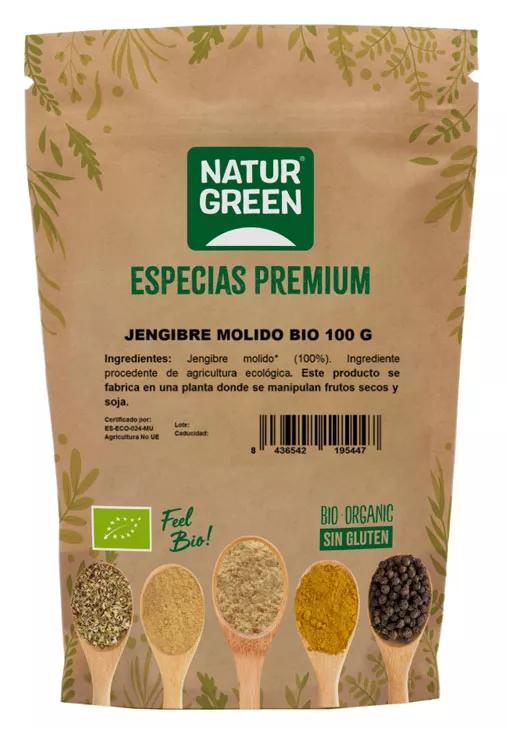 NaturGreen Especias Premium Jengibre Molido Bio 100 gr