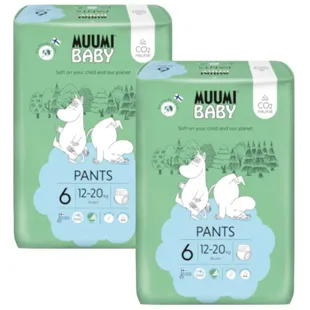 Mumin Baby Windelhöschen Größe 6 (12-20 kg) 2x36 Stück