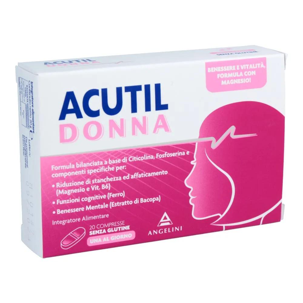 Acutil Donna Integratore Benessere Mentale 20 Compresse