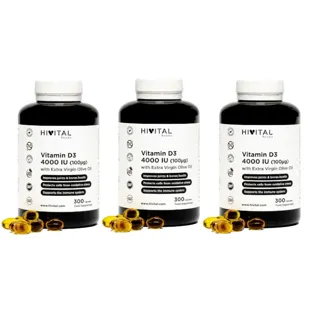 Hivital Vitamin D3 4000 IU 3x300 Pearls