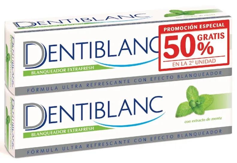 Dentiblanc Extrafresh Blanchiment 2x100 ml 50% GRATUIT